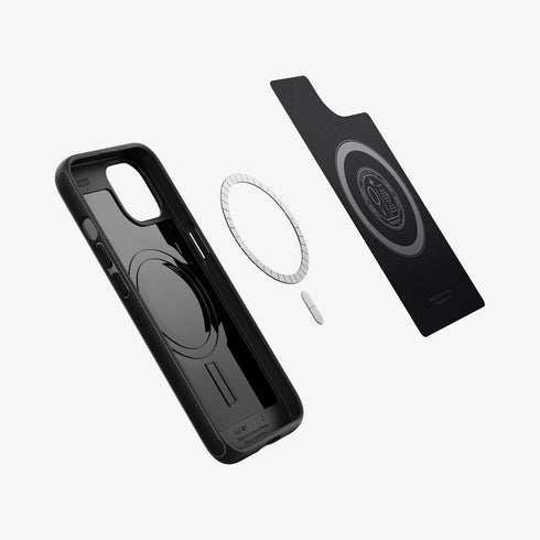 ACS03226 - iPhone 13 Pro Max Case Mag Armor in black showing the back